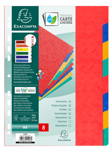 Dividers - A4 - Pack of 2