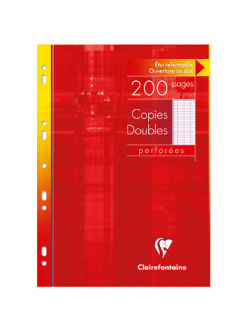 Copies Doubles grands carreaux - A4 - Pack de 2