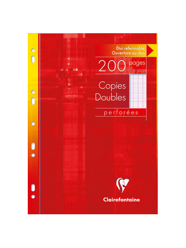 Copies Doubles grands carreaux - A4 - Pack de 2