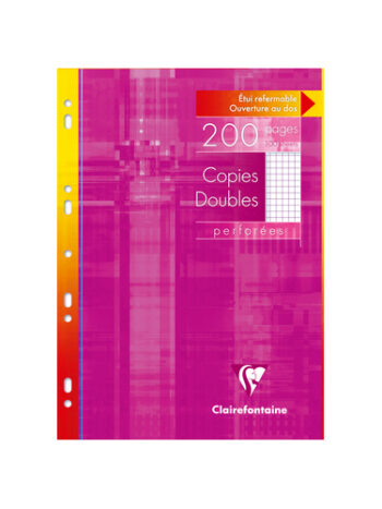 Copies Doubles petits carreaux - A4 - Pack de 2