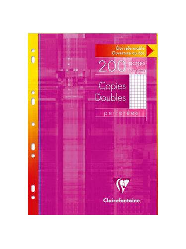 Copies Doubles petits carreaux - A4 - Pack de 2