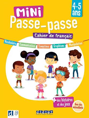 Mini Passe-passe 1 - 4-5 ans - Cahier de français + didierfle.app