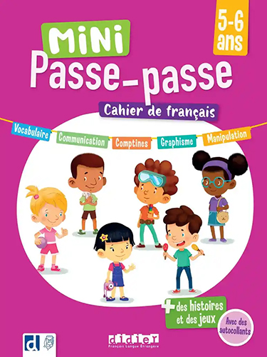 Mini Passe-passe 2 - 5-6 ans - Cahier de français + didierfle.app