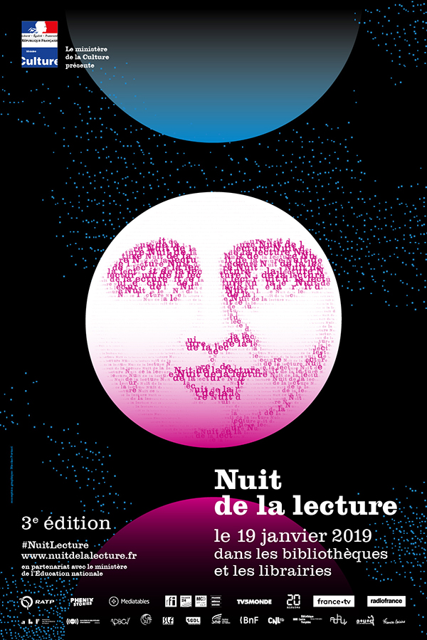 Affiche Nuit lecture 2019 40 x 60 cm - date 3