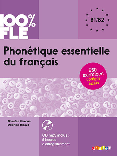 Phonétique essentielle du français B1/B2 - livre + CD-Mp3