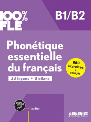 Phonétique essentielle du français B1/B2 - Livre + didierfle.app