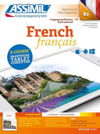 Assimil French français (A1-B2) E-course  - smartphone, tablet, computer
