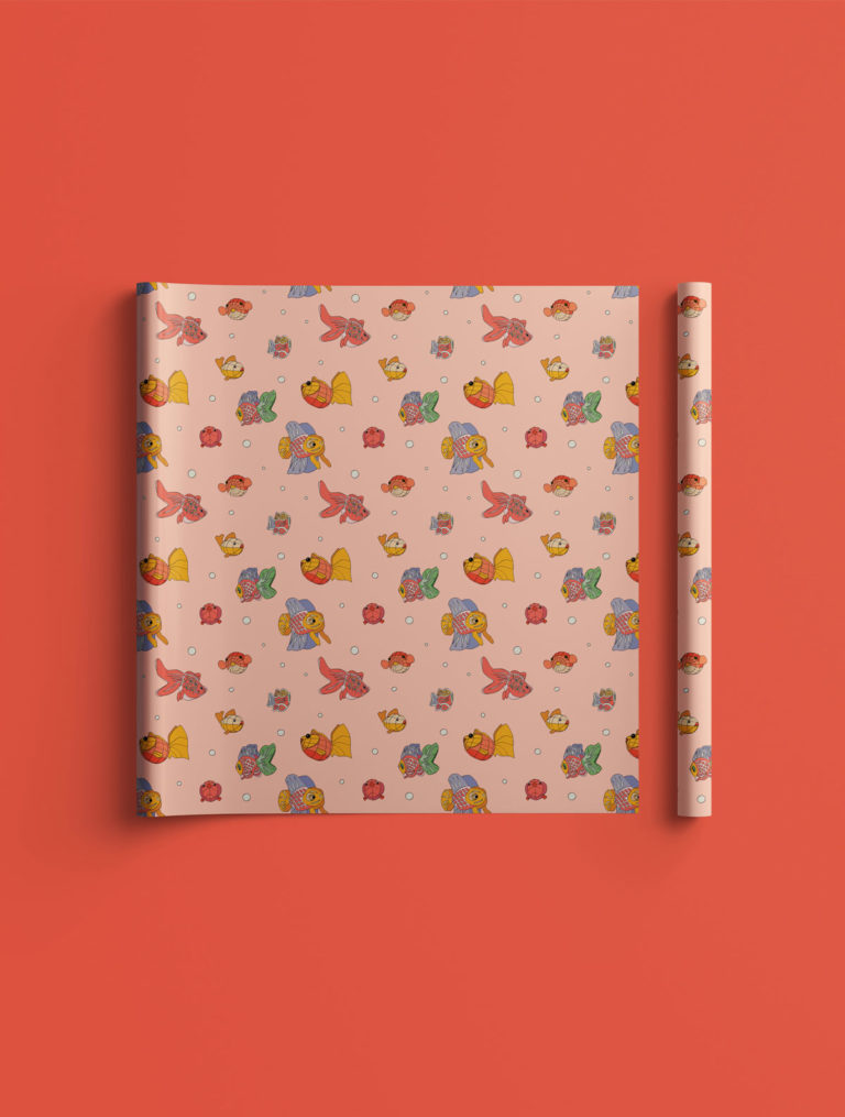 Gift Wrapping paper - 3 different sheets