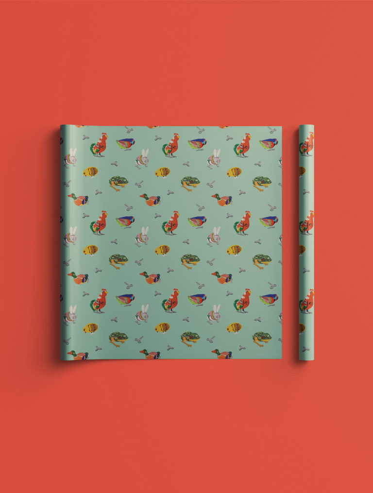 Gift Wrapping paper - 3 different sheets