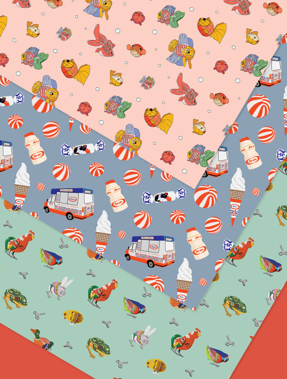 Gift Wrapping paper - 3 different sheets