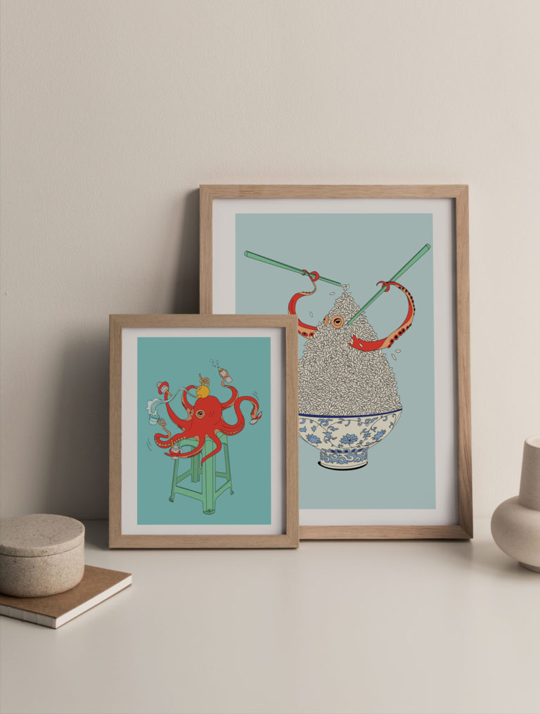 Octopus series art print – In disguise