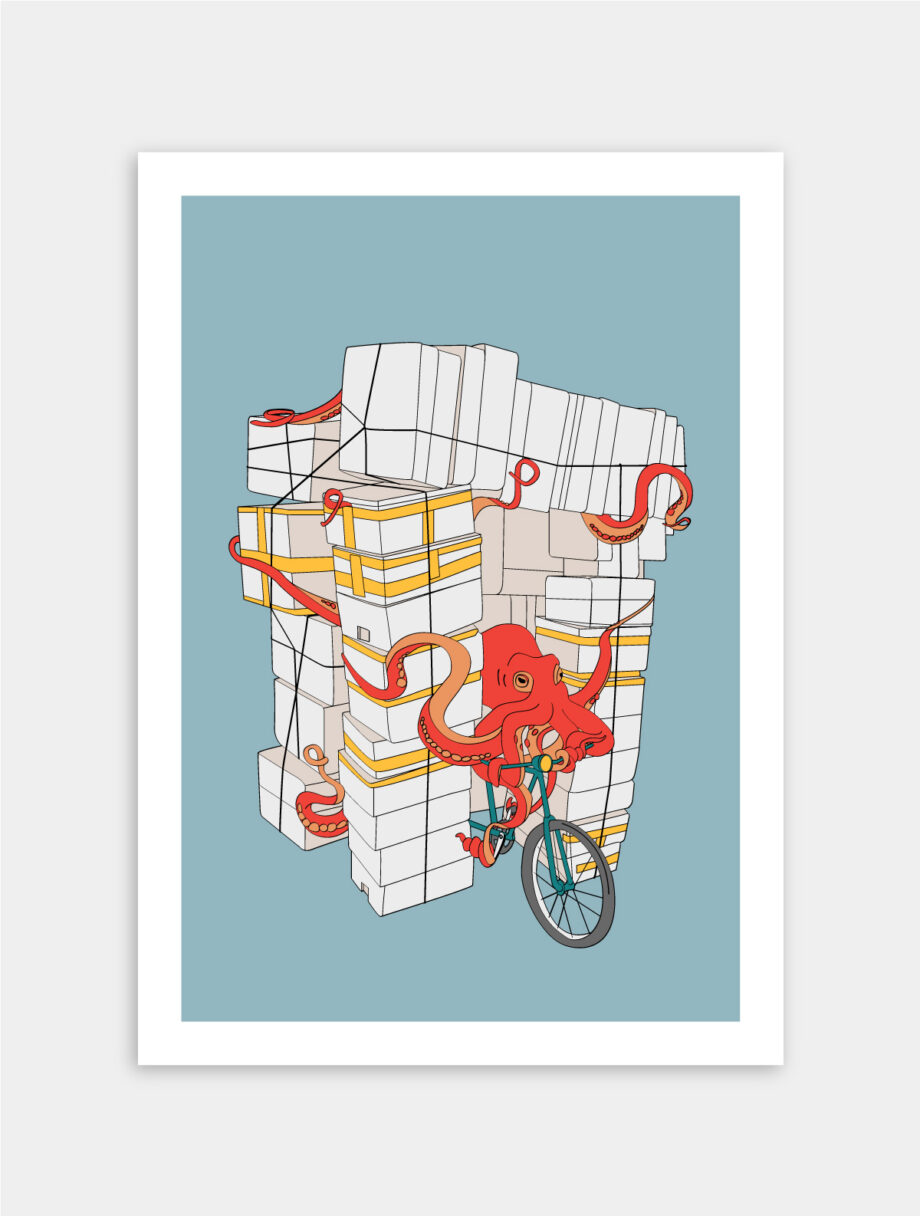 Octopus series art print – Local delivery