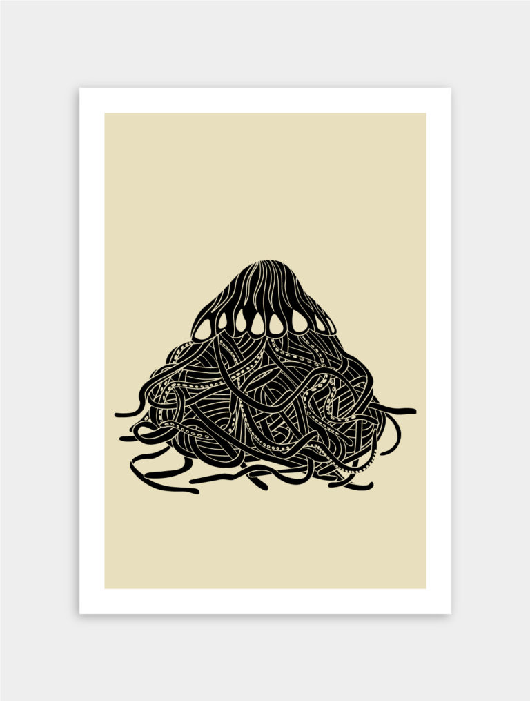 Illustration, tirage limité - Série méduses 01 - Vanishing act