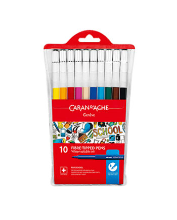 Caran d'ache - 10 feutres à encre soluble à l'eau