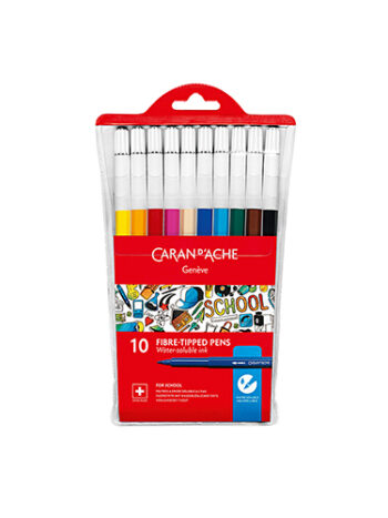 Caran d'ache - 10 feutres à encre soluble à l'eau