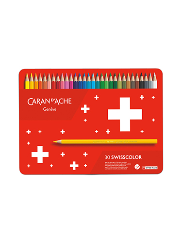Caran d'ache - 30 crayons de couleur aquarellables SWISSCOLOR