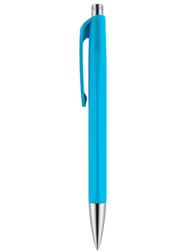 2 Caran D'Ache 888 INFINITE Ballpoint Pen BLUE REFILLS Swissride 