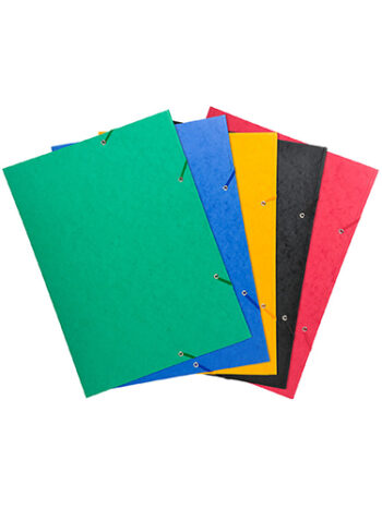 Chemise à élastique - carte lustrée 400gm² - A4 - Pack de 2