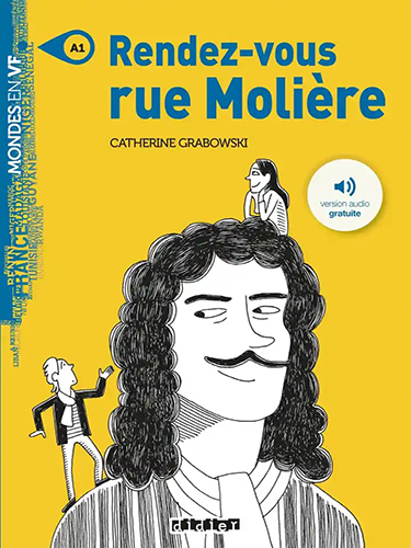 Rendez-vous rue Molière -  A1 - Livre + version audio mp3 téléchargeable