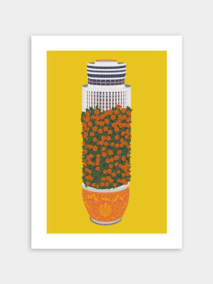 Illustration, tirage limité - Lucky Buildings - Hope Well
