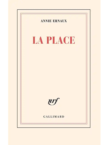 La Place - Prix Nobel de Littérature 2022