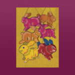 Hop Hop Hop! - Set de 6 cartes postales A6