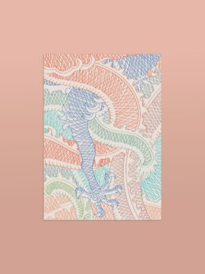 Dancing Dragons - Set de 6 cartes postales A6