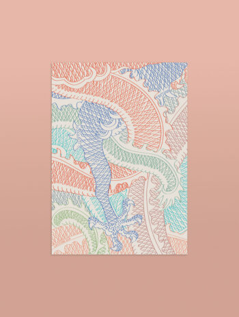 Dancing Dragons - Set de 6 cartes postales A6