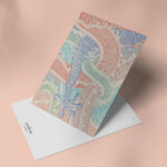 Dancing Dragons - Set de 6 cartes postales A6