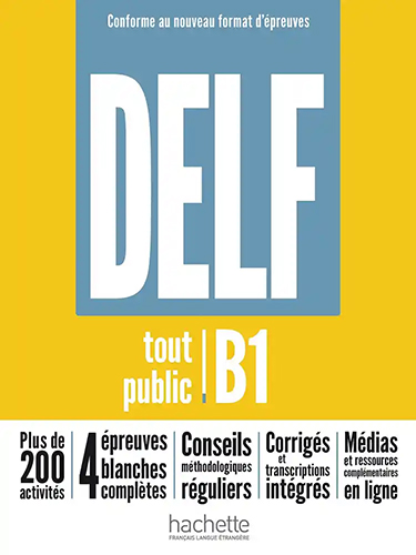 DELF Tout public B1 - Nouveau format d'épreuves - Livre + corrigés