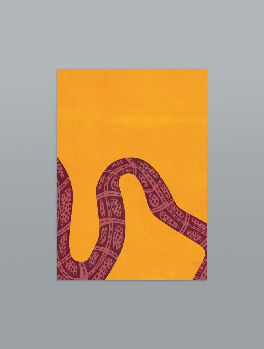 Slithering Snakes - Set de 6 cartes postales A6