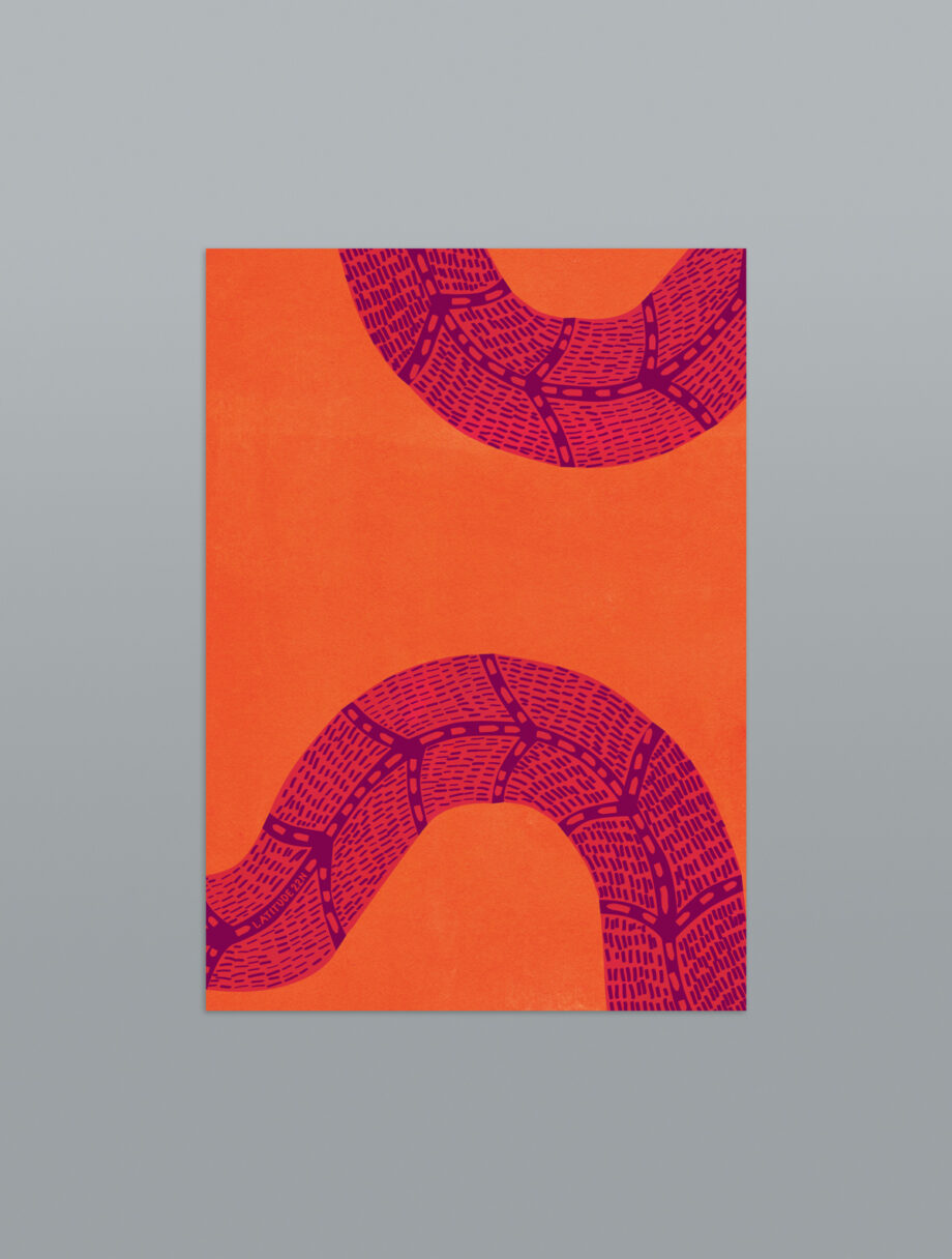 Slithering Snakes - Set de 6 cartes postales A6