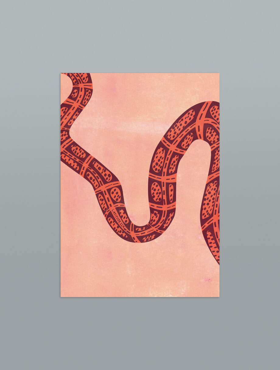 Slithering Snakes - Set de 6 cartes postales A6